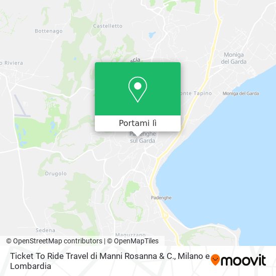 Mappa Ticket To Ride Travel di Manni Rosanna & C.
