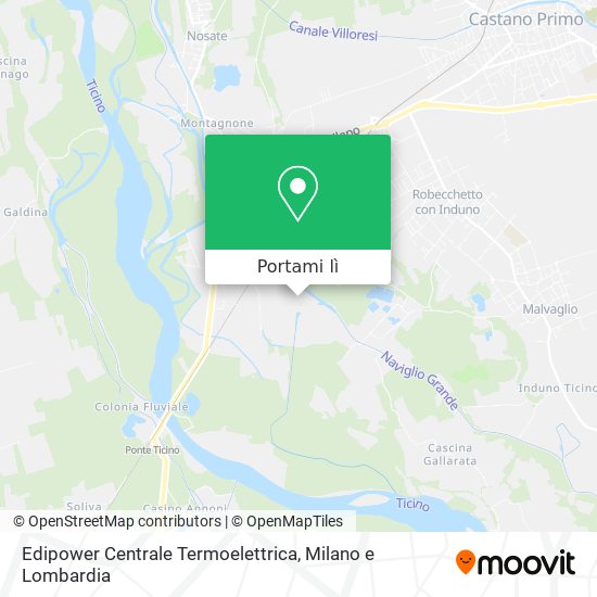 Mappa Edipower Centrale Termoelettrica