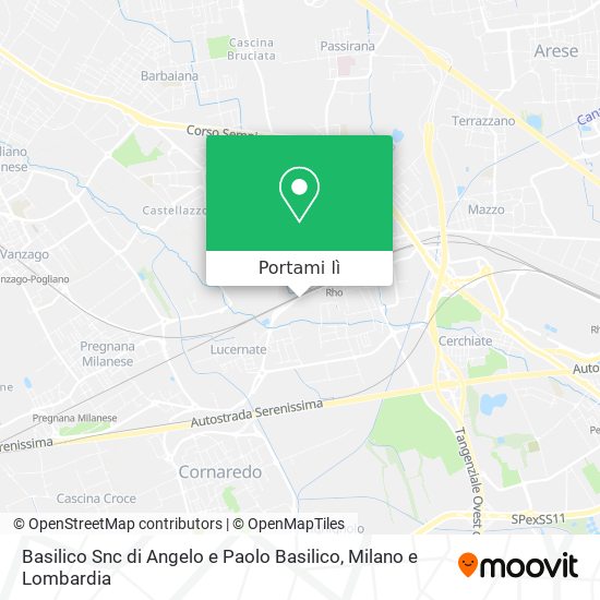 Mappa Basilico Snc di Angelo e Paolo Basilico