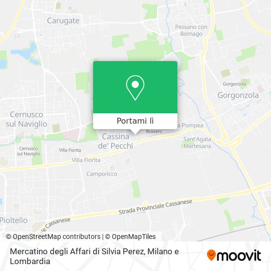 Mappa Mercatino degli Affari di Silvia Perez