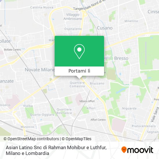 Mappa Asian Latino Snc di Rahman Mohibur e Luthfur