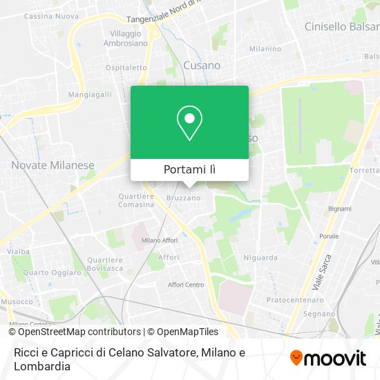 Mappa Ricci e Capricci di Celano Salvatore