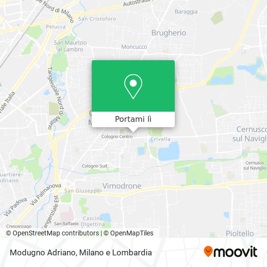 Mappa Modugno Adriano