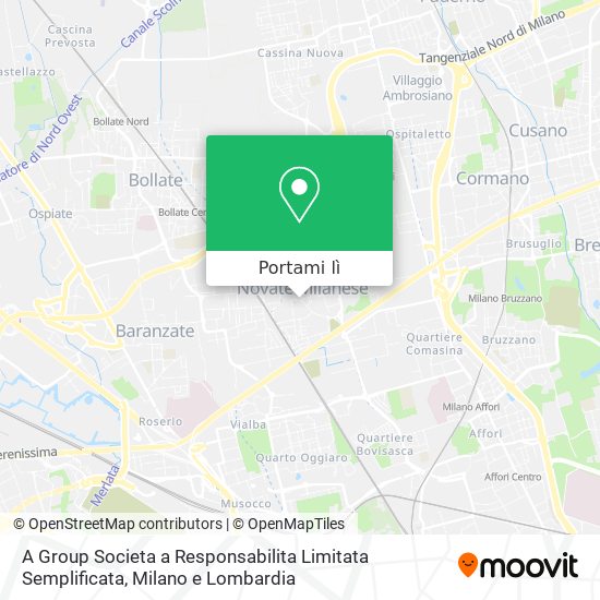 Mappa A Group Societa a Responsabilita Limitata Semplificata
