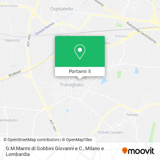 Mappa G.M.Marmi di Gobbini Giovanni e C.
