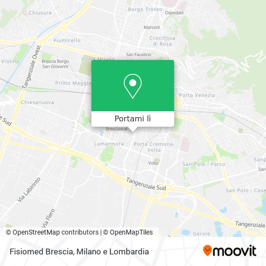 Mappa Fisiomed Brescia