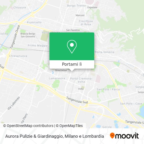 Mappa Aurora Pulizie & Giardinaggio
