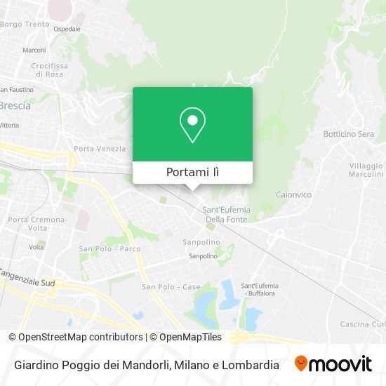 Mappa Giardino Poggio dei Mandorli