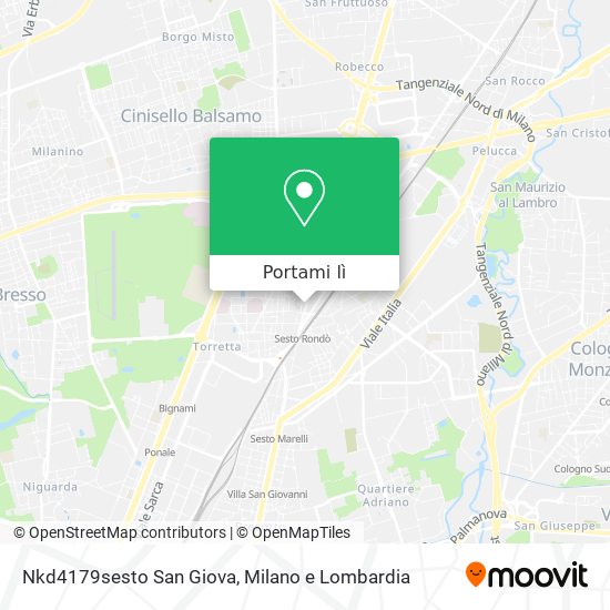 Mappa Nkd4179sesto San Giova