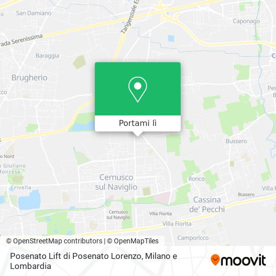 Mappa Posenato Lift di Posenato Lorenzo