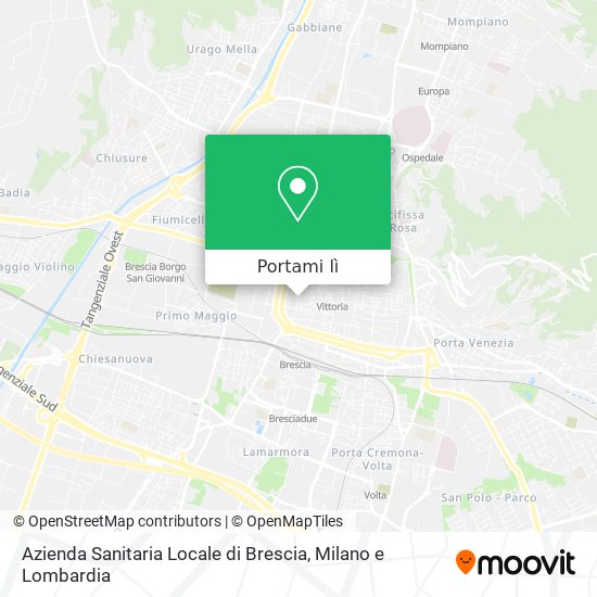 Mappa Azienda Sanitaria Locale di Brescia