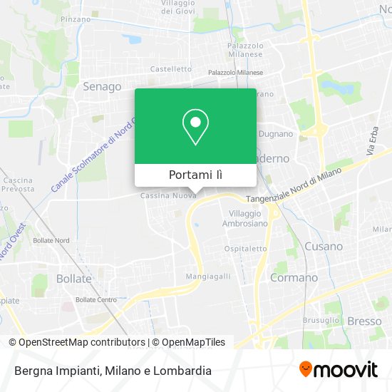 Mappa Bergna Impianti