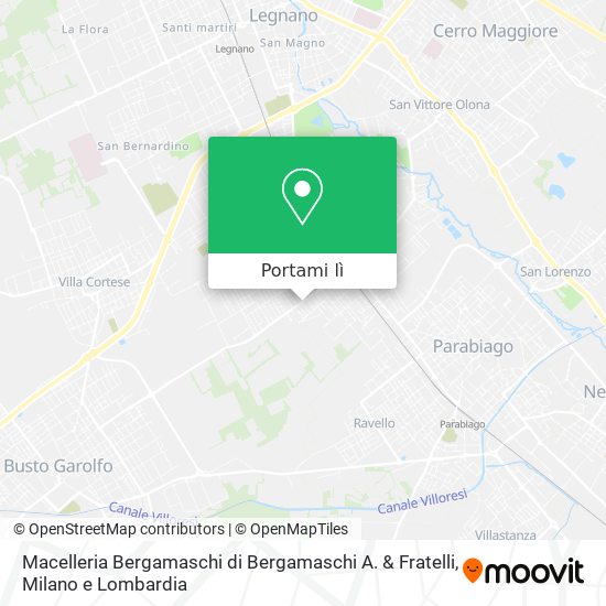 Mappa Macelleria Bergamaschi di Bergamaschi A. & Fratelli