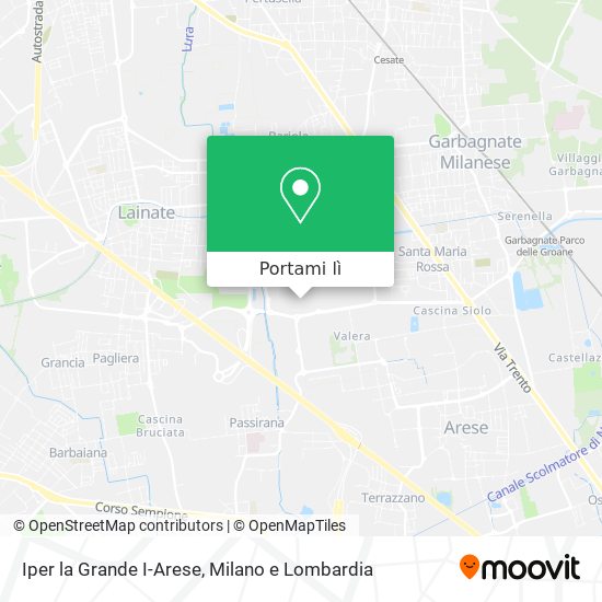 Mappa Iper la Grande I-Arese
