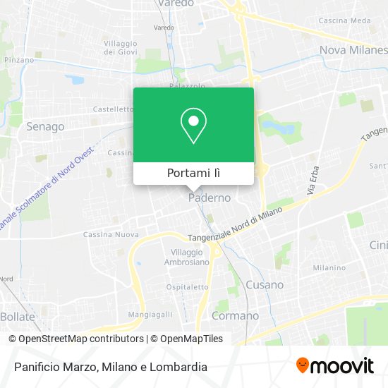 Mappa Panificio Marzo