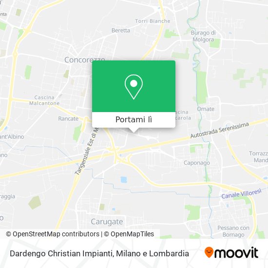 Mappa Dardengo Christian Impianti
