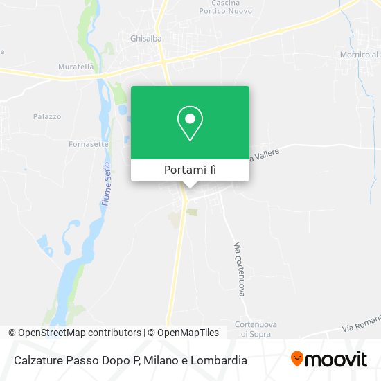 Mappa Calzature Passo Dopo P