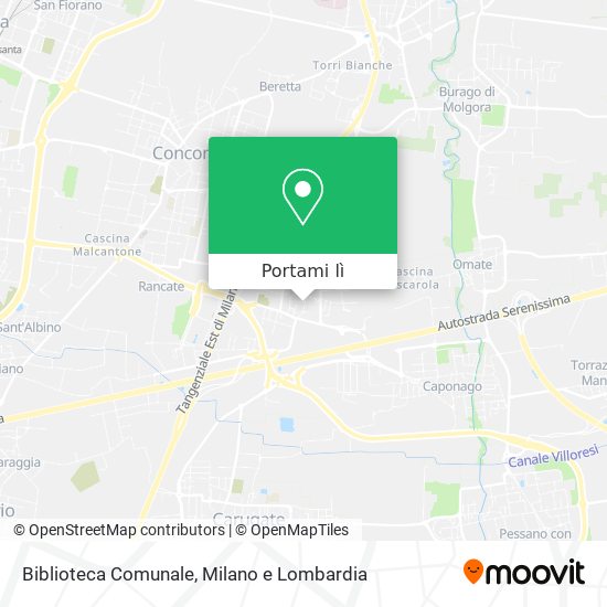 Mappa Biblioteca Comunale