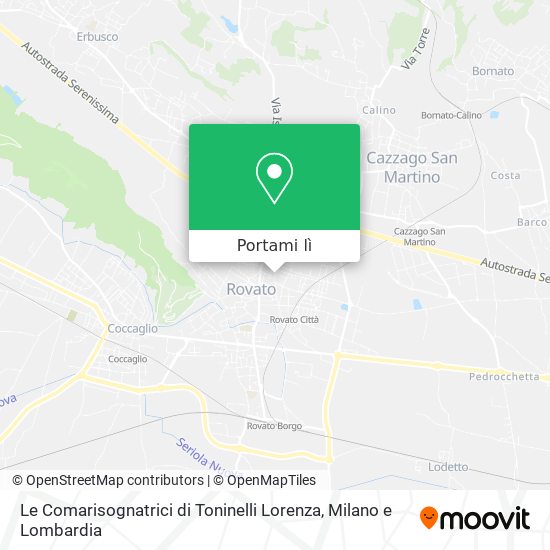 Mappa Le Comarisognatrici di Toninelli Lorenza