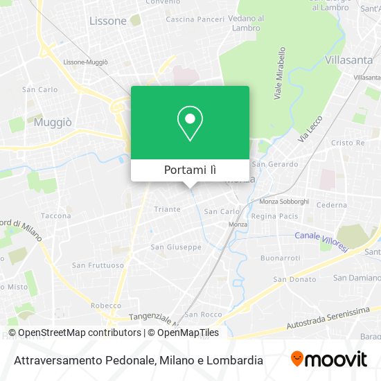 Mappa Attraversamento Pedonale
