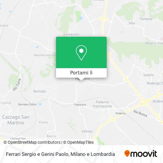 Mappa Ferrari Sergio e Gerini Paolo