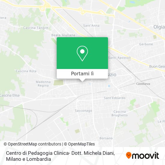 Mappa Centro di Pedagogia Clinica- Dott. Michela Diani