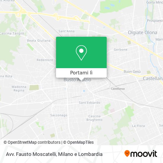 Mappa Avv. Fausto Moscatelli