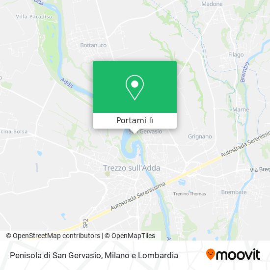 Mappa Penisola di San Gervasio