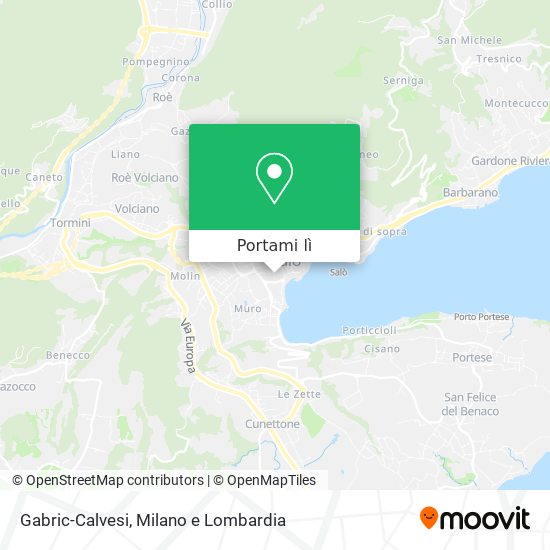 Mappa Gabric-Calvesi