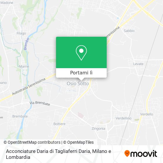 Mappa Acconciature Daria di Tagliaferri Daria