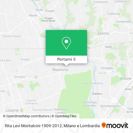 Mappa Rita Levi Montalcini-1909-2012