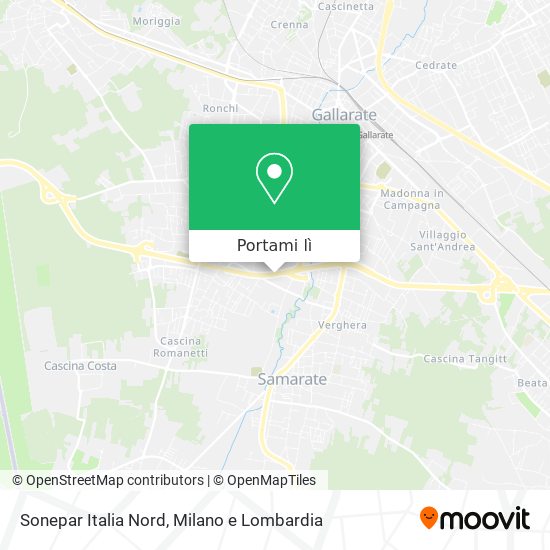 Mappa Sonepar Italia Nord