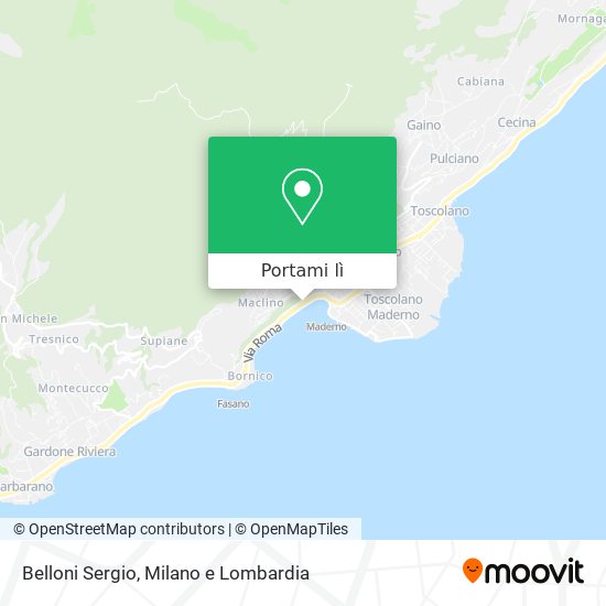Mappa Belloni Sergio