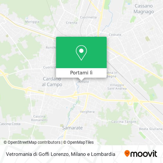 Mappa Vetromania di Goffi Lorenzo