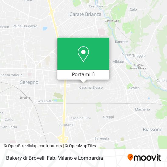 Mappa Bakery di Brovelli Fab