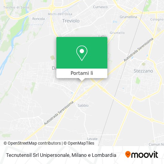 Mappa Tecnutensil Srl Unipersonale