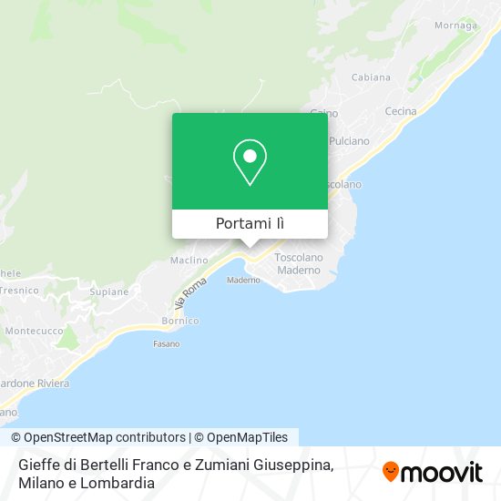 Mappa Gieffe di Bertelli Franco e Zumiani Giuseppina
