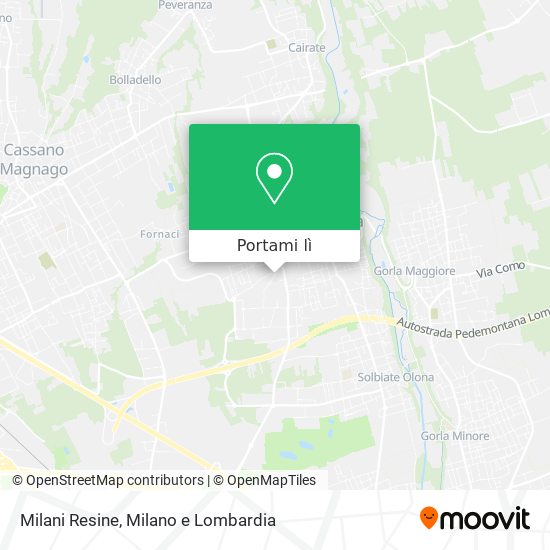 Mappa Milani Resine