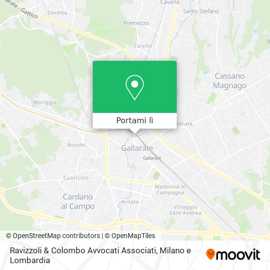 Mappa Ravizzoli & Colombo Avvocati Associati