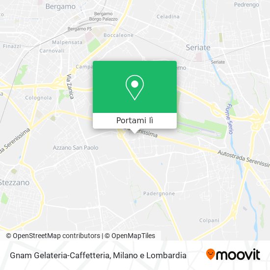 Mappa Gnam Gelateria-Caffetteria