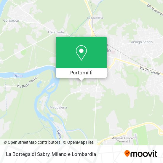 Mappa La Bottega di Sabry