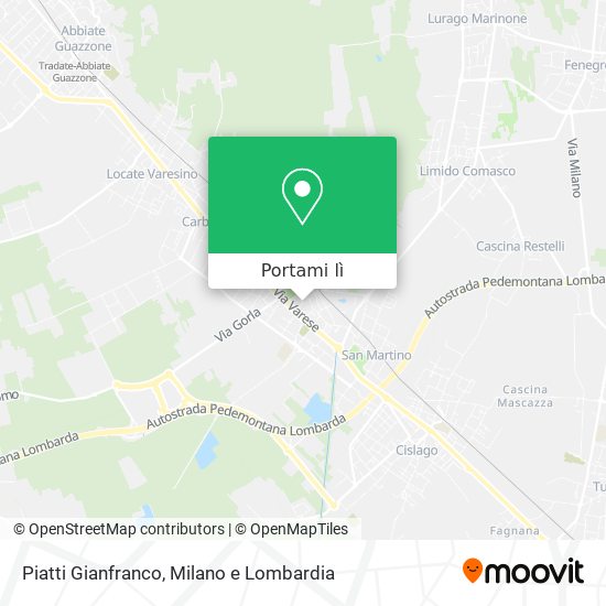 Mappa Piatti Gianfranco