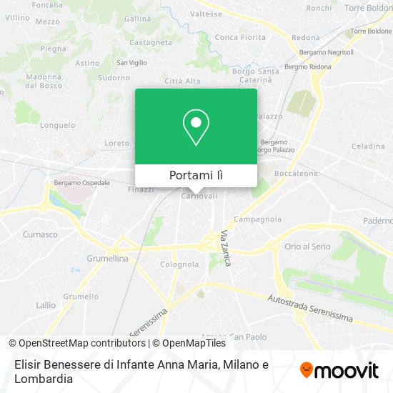 Mappa Elisir Benessere di Infante Anna Maria