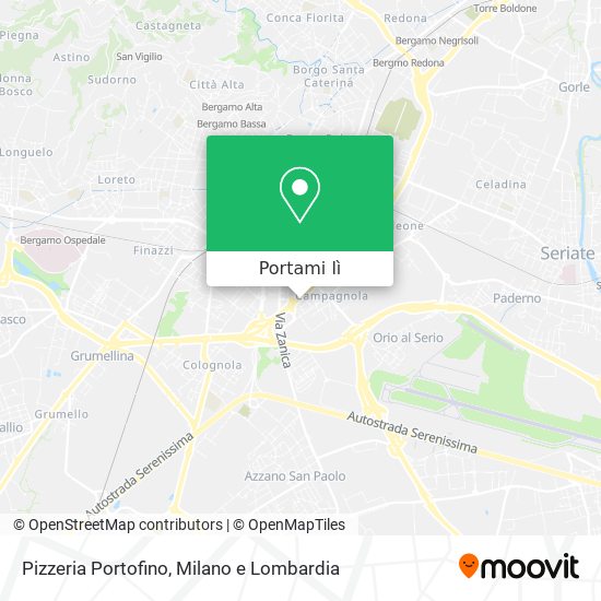 Mappa Pizzeria Portofino