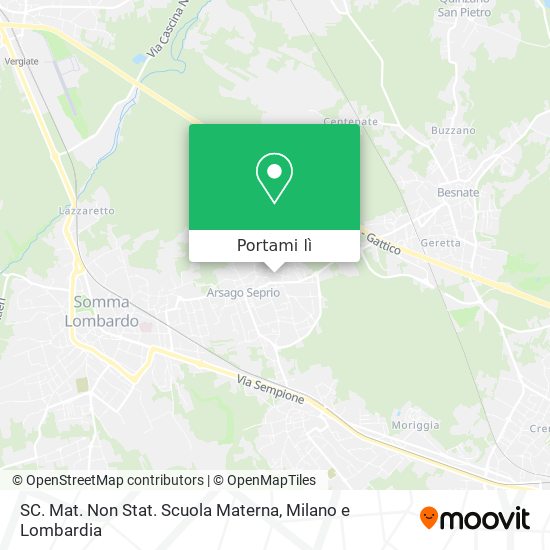 Mappa SC. Mat. Non Stat. Scuola Materna