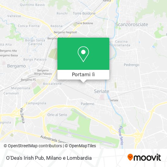 Mappa O'Dea's Irish Pub