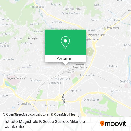 Mappa Istituto Magistrale P. Secco Suardo