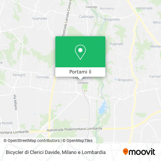 Mappa Bicycler di Clerici Davide