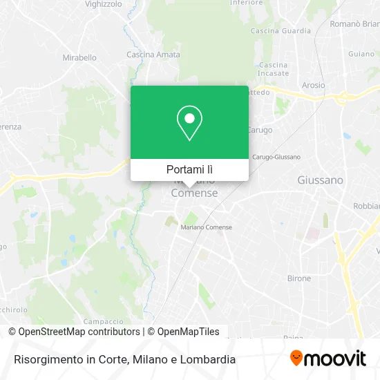 Mappa Risorgimento in Corte