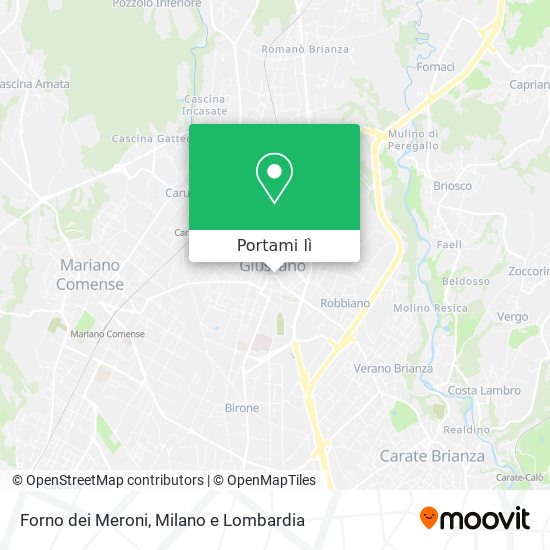 Mappa Forno dei Meroni